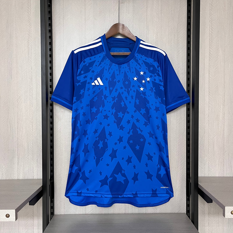 Camisa Cruzeiro I 24/25 Torcedor Masculina - Azul