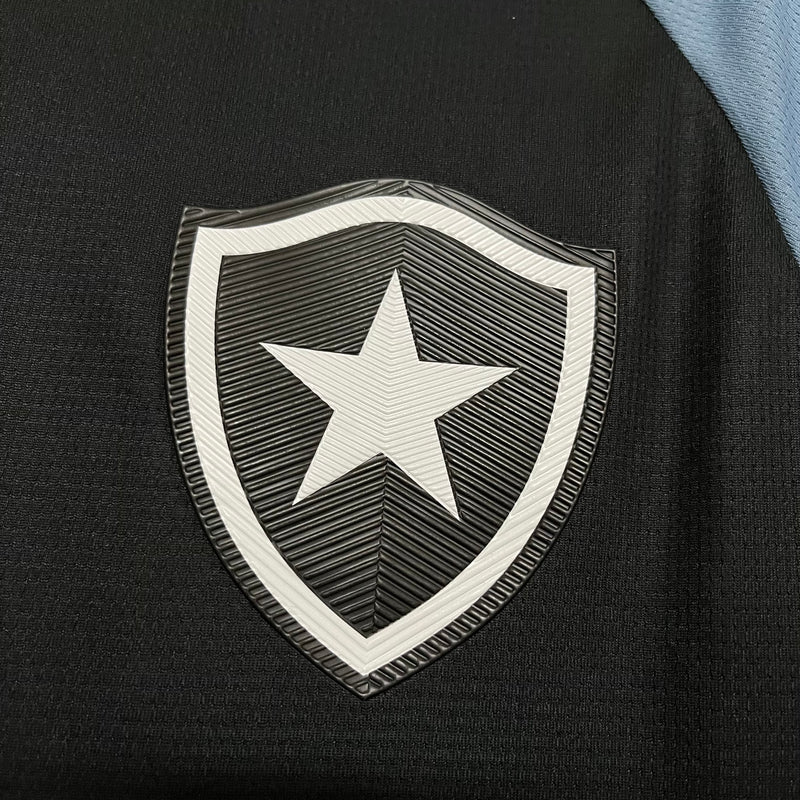 Camisa Botafogo Treino Preta e Cinza 24/25