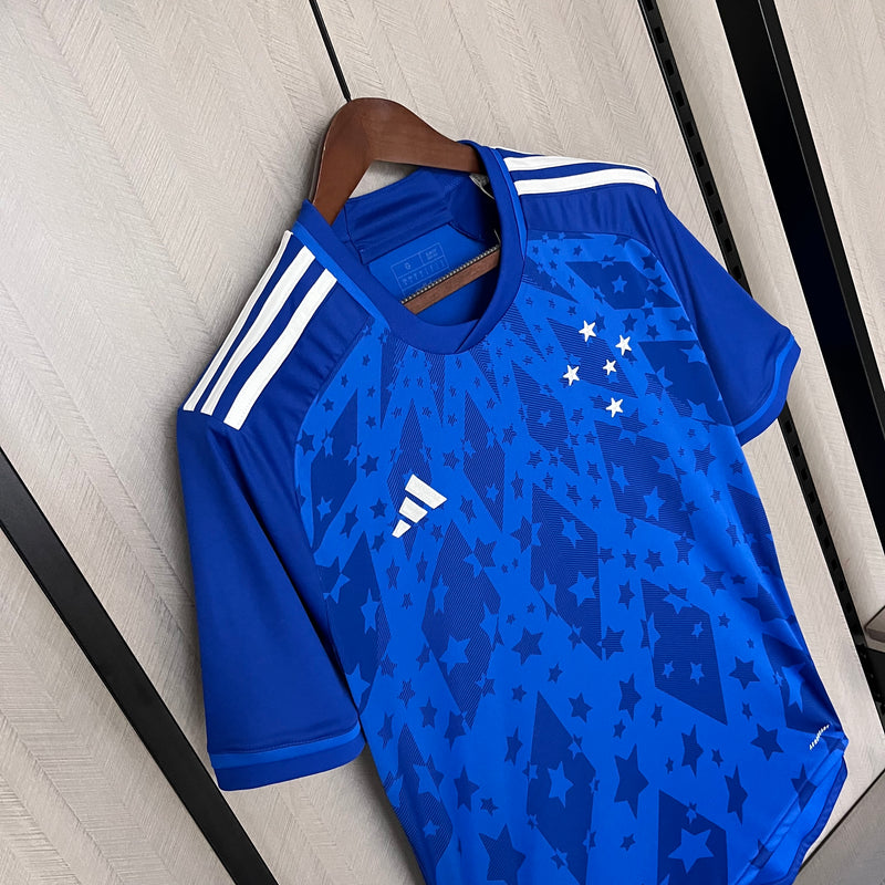 Camisa Cruzeiro I 24/25 Torcedor Masculina - Azul