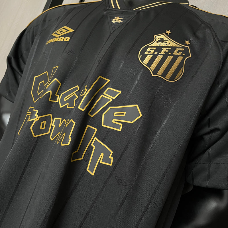 Camisa Santos FC Preta Charlie Brown JR 24/25 - Ed Especial