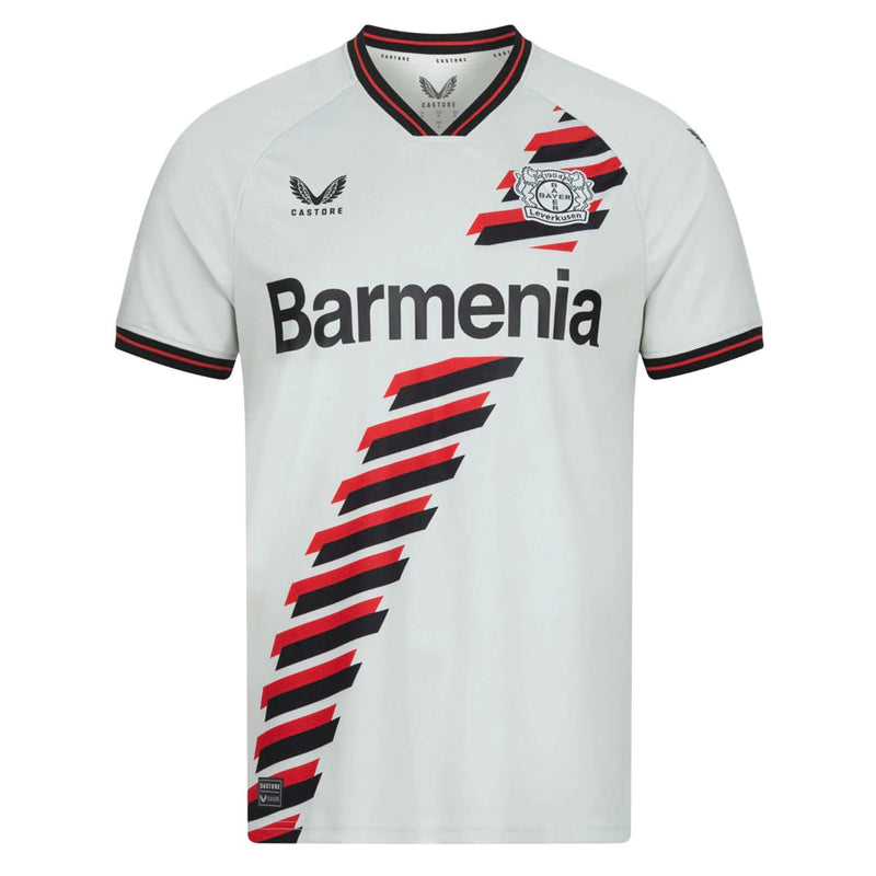 Camisa Bayern Leverkusen - uniforme 2 23/24 Torcedor Castore Masculina - Branca