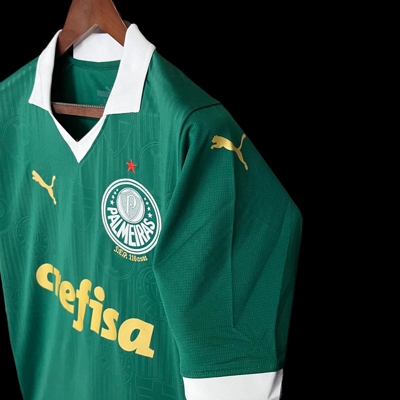 Camisa Palmeiras Torcedor - 24/25 - Verde - Crefisa - Polo