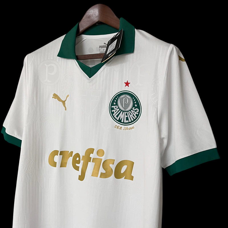 Camisa Palmeiras Torcedor - 24/25 - Branca - Crefisa - Polo