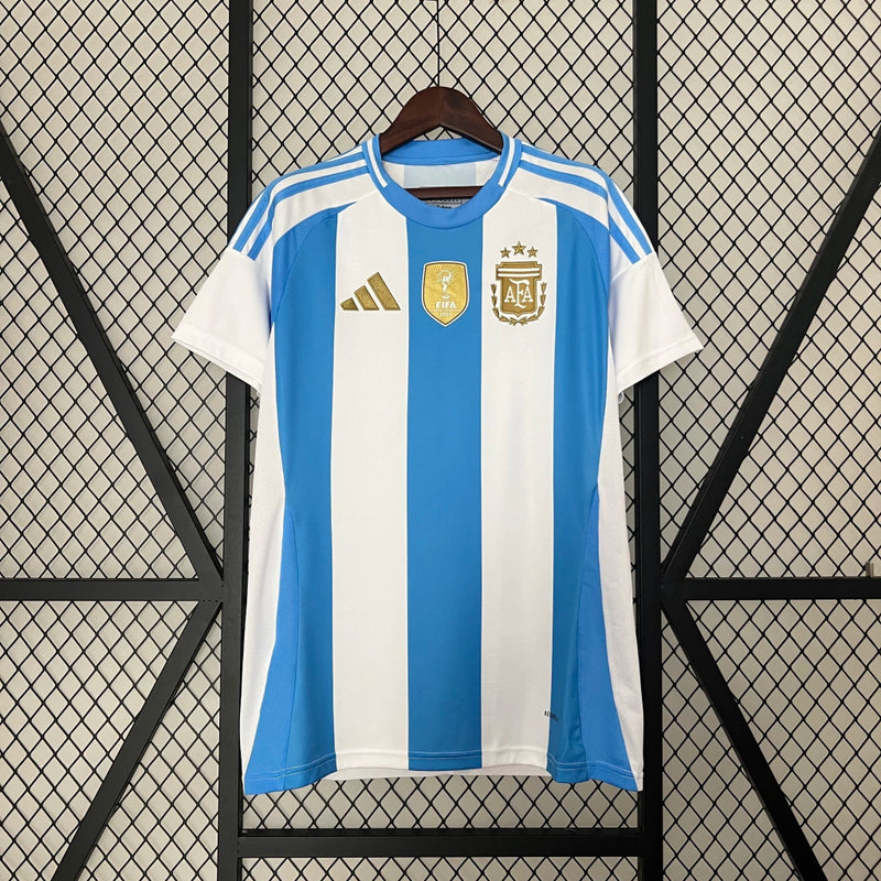 Camisa Seleção Argentina- Torcedor Adidas Masculina 24/25 Listrada -SEM PATCH