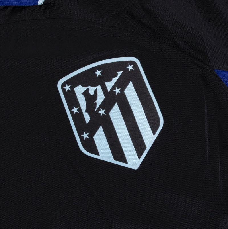 Camisa Atlético de Madrid Away 22/23 Torcedor Nike Masculina - Preta e Azul