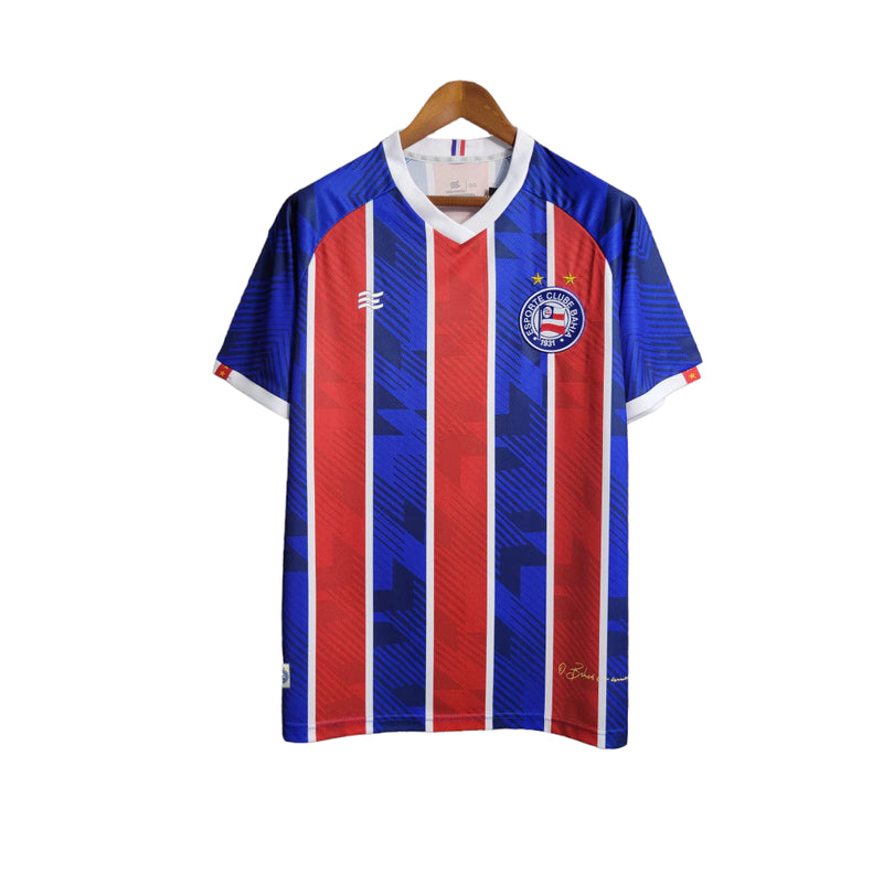 Camisa Bahia II 23/24 Torcedor Masculina - Azul e Vermelho