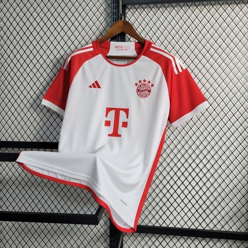 Camisa Bayern de Munique I 23/24 - Torcedor Adidas Masculina - Branco