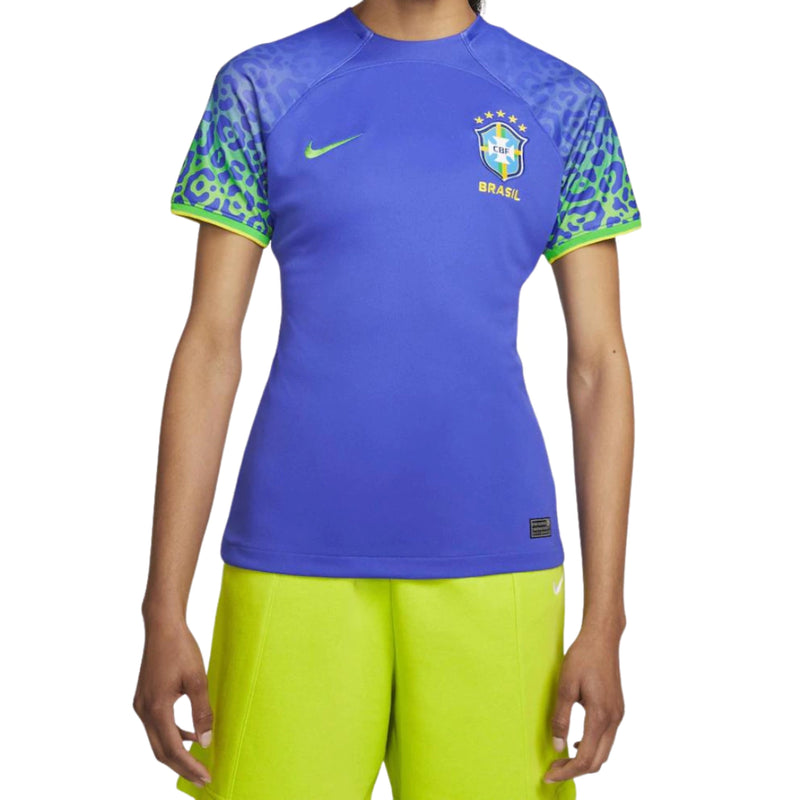 Camisa Seleção Brasileira II 2022 Torcedor Nike Feminina - Azul