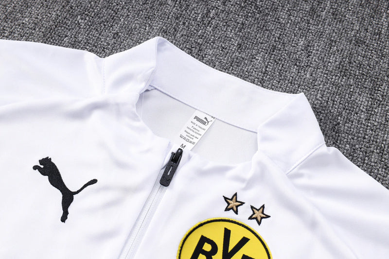 Conjunto Borussia Dortmund 23/24 Masculino Puma - Branco