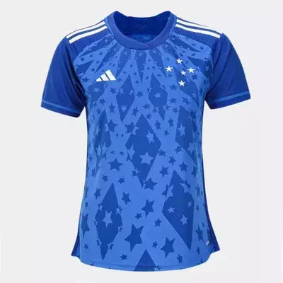 Camisa Cruzeirense I 24/25 - Torcedor Adidas Feminina - Azul