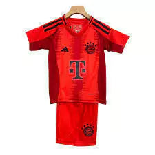 Kit Infantil Bayern de Munique I Adidas 24/25 - Vermelho