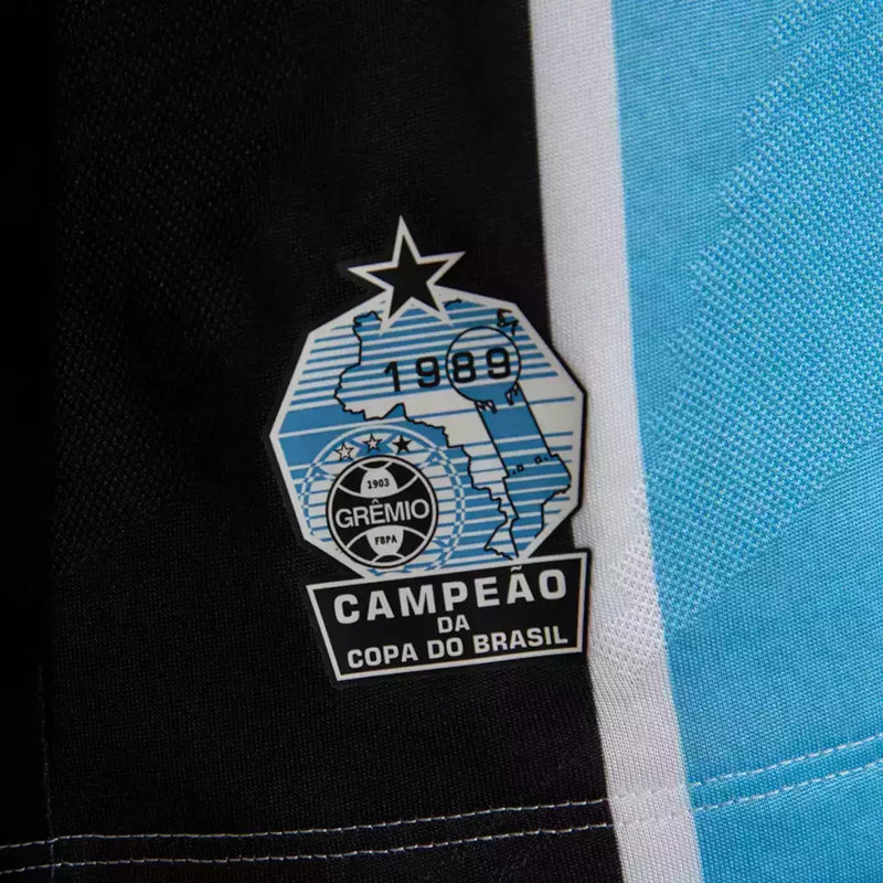 Camisa Grêmio I 24/25 - Torcedor Umbro Masculina - Branca e preta