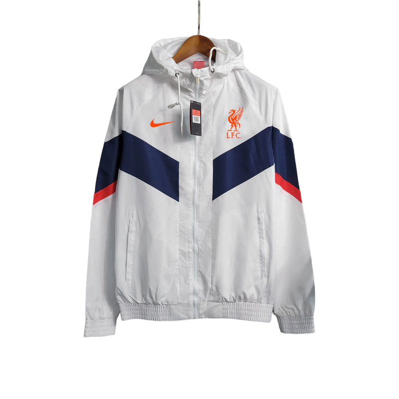 Jaqueta Corta-Vento Liverpool 23/24 Masculino Nike - Branco