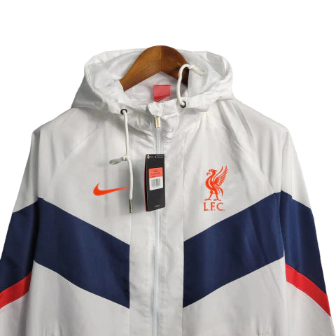 Jaqueta Corta-Vento Liverpool 23/24 Masculino Nike - Branco