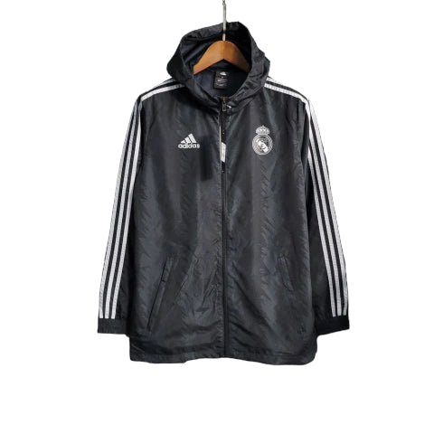 Jaqueta Corta-Vento Real Madrid 23/24 Masculino Adidas - Pretocópia)