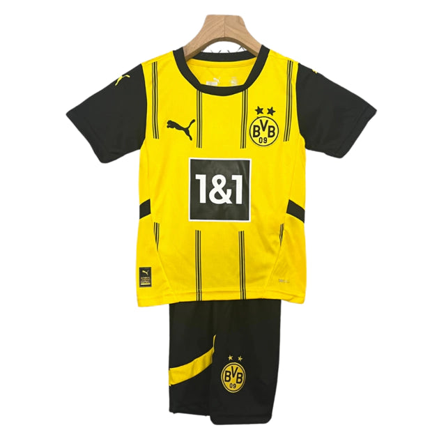 Kit Infantil Borussia Dortmund Home 24/25 - Puma - amarelo