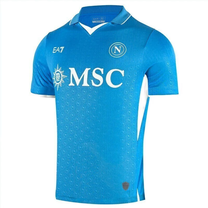 Camisa Napoli Home 24/25 - Torcedor EA7 Masculina - Azul