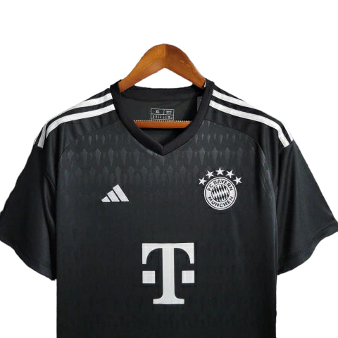 Camisa Bayern de Munique Goleiro 23/24 - Torcedor Adidas Masculina - Preto