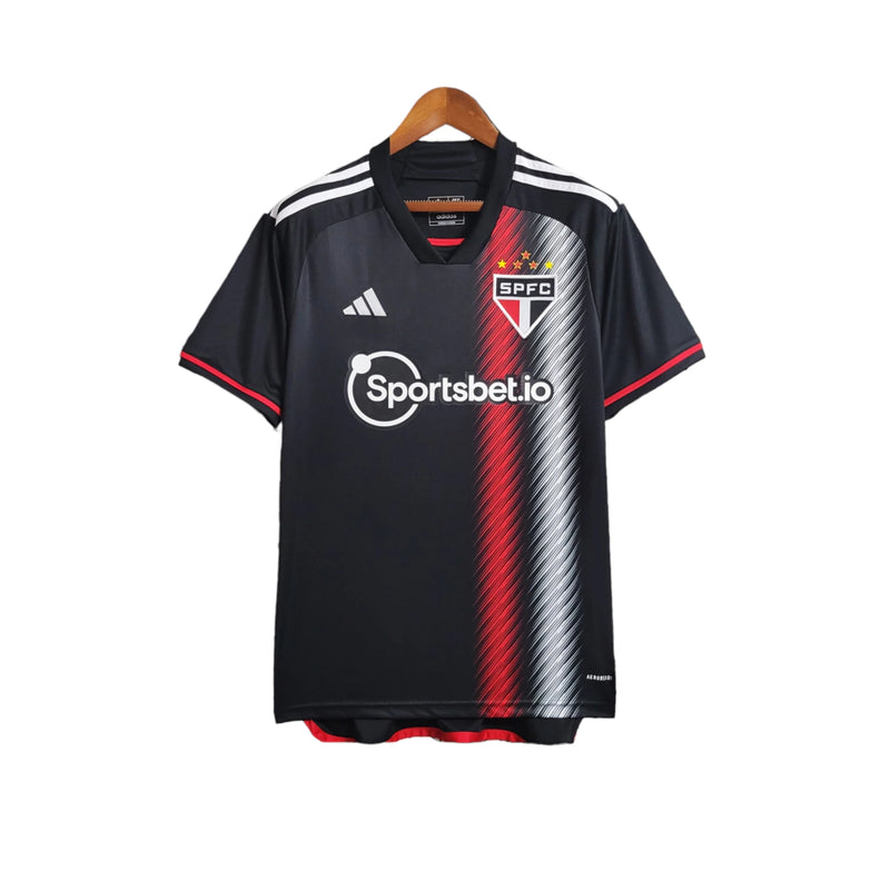 Camisa São Paulo II 23/24 - Torcedor Adidas Masculina - Vermelho e Preto