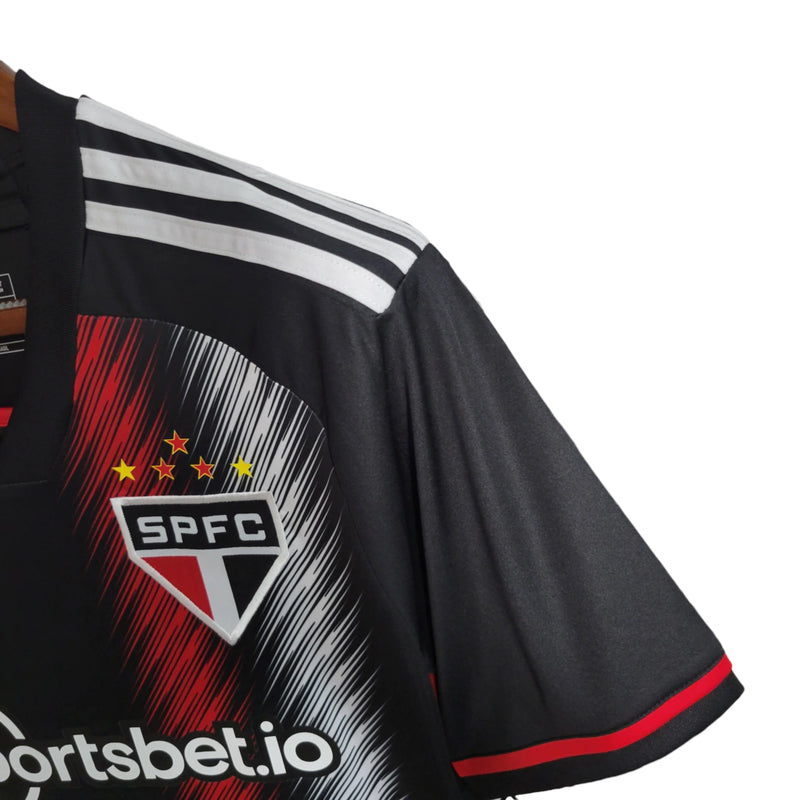 Camisa São Paulo II 23/24 - Torcedor Adidas Masculina - Vermelho e Preto