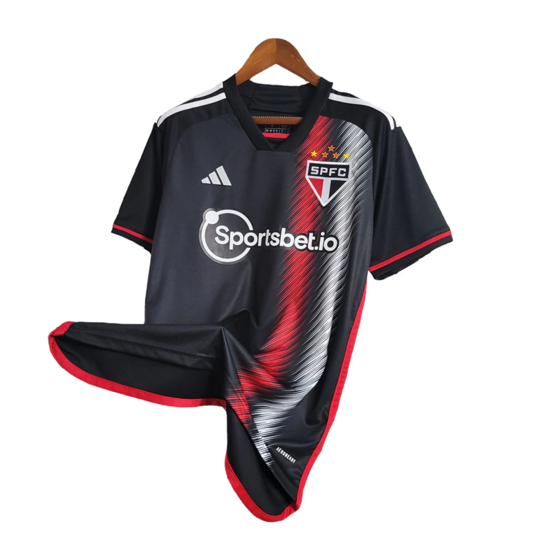 Camisa São Paulo II 23/24 - Torcedor Adidas Masculina - Vermelho e Preto