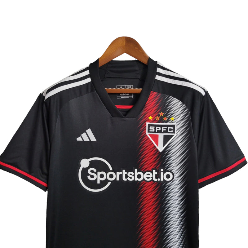 Camisa São Paulo II 23/24 - Torcedor Adidas Masculina - Vermelho e Preto