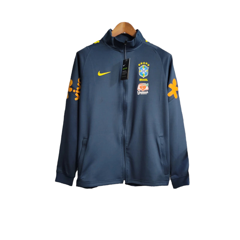 Jaqueta Corta-Vento Brasil 22/23 Masculino Nike - Azul Royal