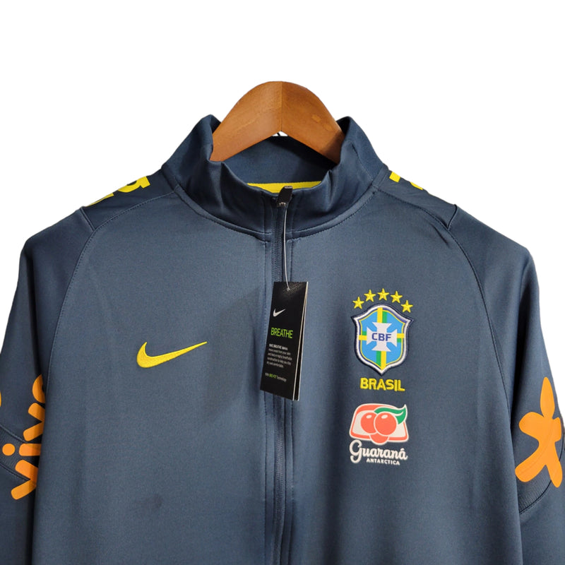 Jaqueta Corta-Vento Brasil 22/23 Masculino Nike - Azul Royal