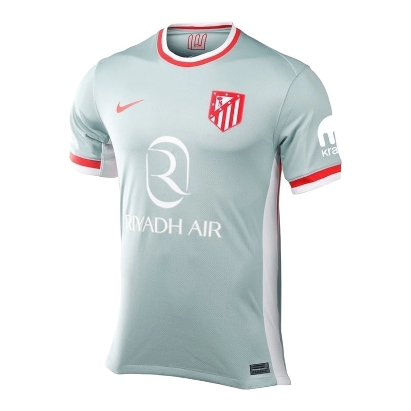 Camisa Atlético de Madrid II 24/25 - Torcedor Nike Masculina - Verde com detalhes em branco e vermelho