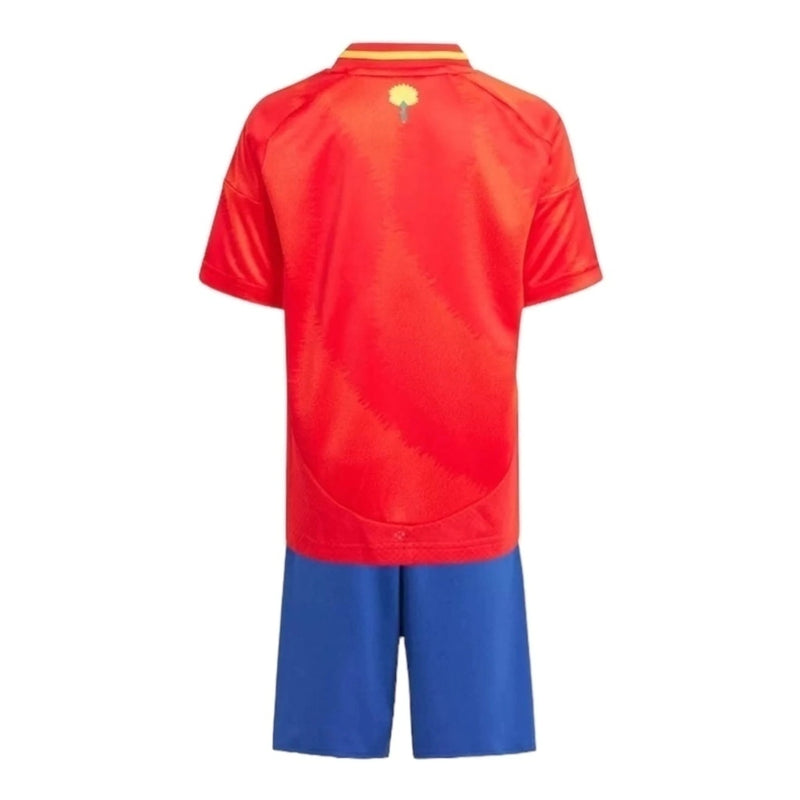 Kit Infantil Seleção Espanha I 24/25 - Adidas - Vermelho e azul