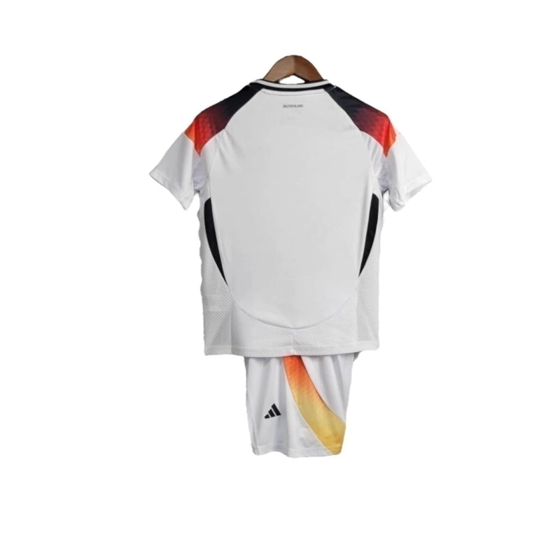 Kit Infantil Seleção da Alemanha I 24/25 - Adidas - Branco