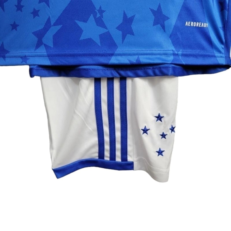 Kit Infantil Cruzeiro I 24/25 - Adidas - Azul