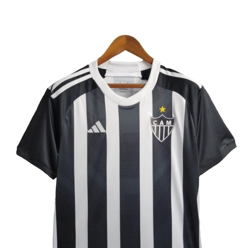 Camisa Atlético Mineiro I 24/25 - Torcedor Adidas Masculina - Preta e branca