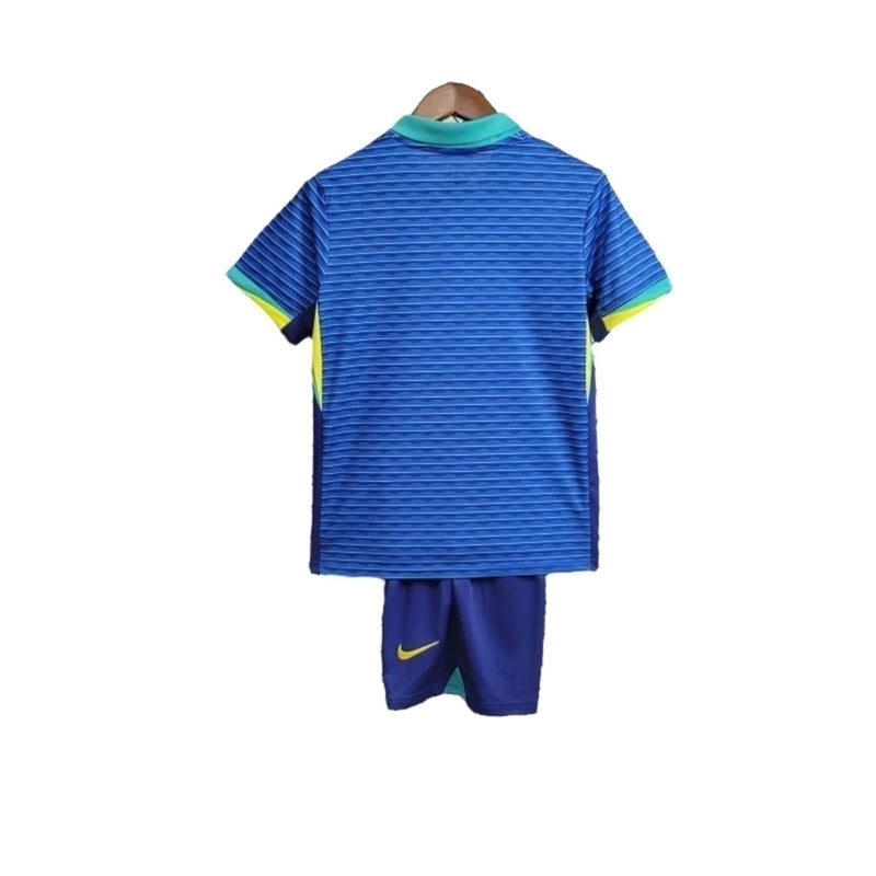 Kit Infantil Seleção Brasileira II 24/25 - Nike - Azul