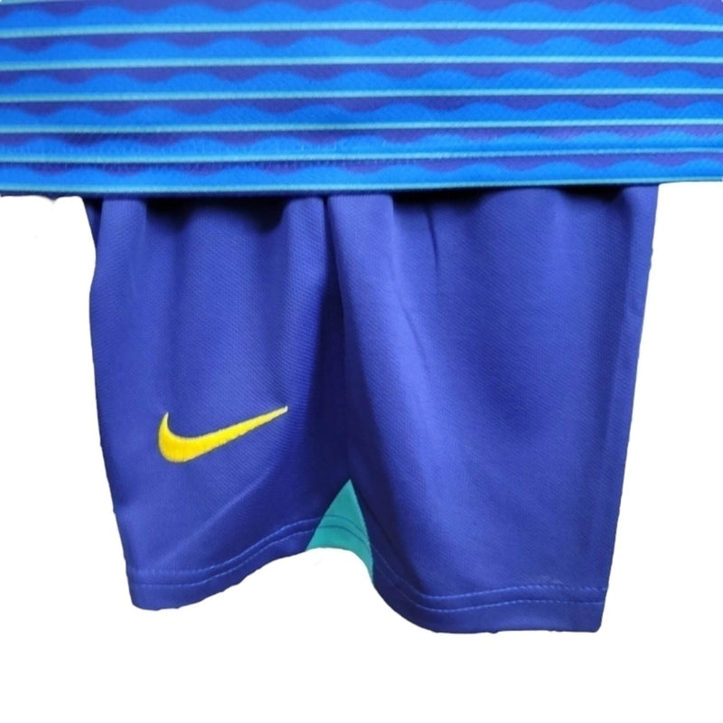 Kit Infantil Seleção Brasileira II 24/25 - Nike - Azul