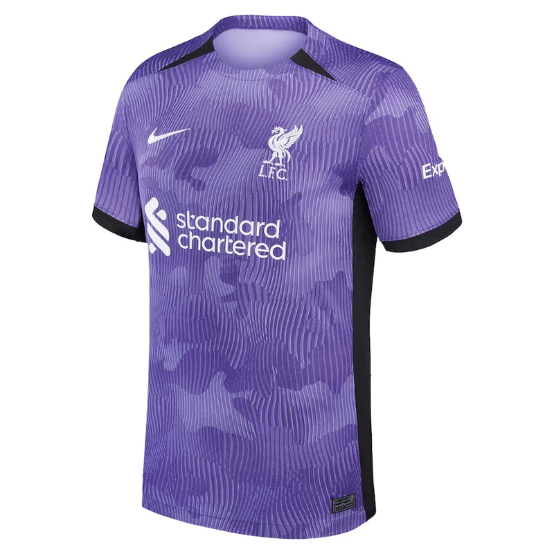 Camisa Liverpool III 23/24 Torcedor Nike Masculina - Roxo