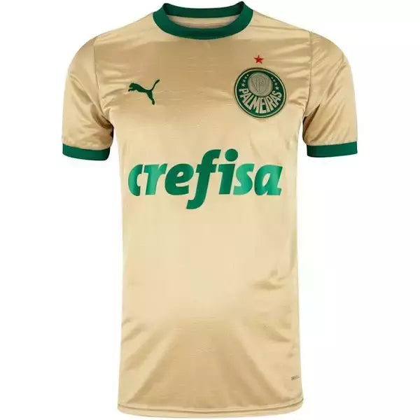 Camisa Palmeiras Torcedor - 24/25 - Dourada - Crefisa -